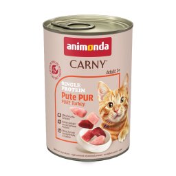 24x400g Single Protein Adult puur Kalkoen Animonda Carny Kattenvoer