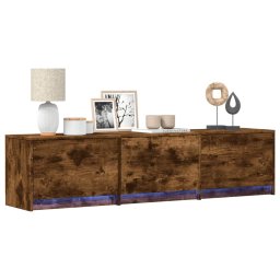 vidaXL TV-kast Gerookt eiken Bewerkt hout