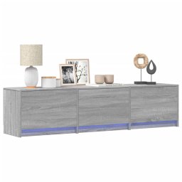 vidaXL TV-kast Grijs Sonoma Bewerkt hout