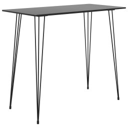 vidaXL 7-delige Barset zwart en wit