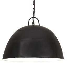 vidaXL Hanglamp industrieel vintage rond 25 W E27 41 cm zwart