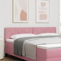 vidaXL Hoofdbord Roze 180 cm Fluweel