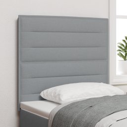 vidaXL Hoofdbord Lichtgrijs 80 cm Stof