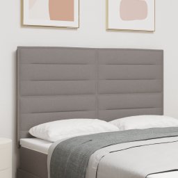 vidaXL Hoofdbord Taupe 144 cm Stof