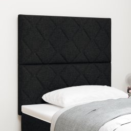 vidaXL Hoofdbord Zwart 100 cm Stof