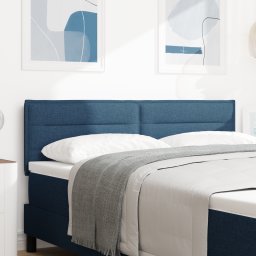 vidaXL Hoofdbord Blauw 144 cm Stof