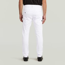 D-Staq Slim Jeans - Wit - Heren