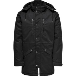 Only & Sons - maat L- Jas Onsklaus Winter Parka Otw Noos 22019700 Black Mannen