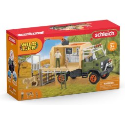 schleich WILD LIFE Speelfigurenset - Grote Reddingstruck voor Dieren - 3 tot 8 jaar