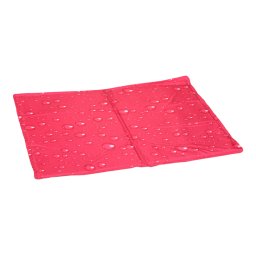 Flamingo koelkussen Fresk Drop, fuchsia - Maat S: L 50 x B 40 cm