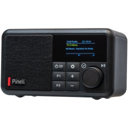 Pinell Supersound Compact DAB radio Zwart