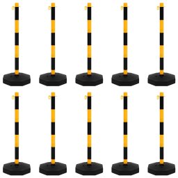 vidaXL Kettingpalenset met kunststof ketting 10 m