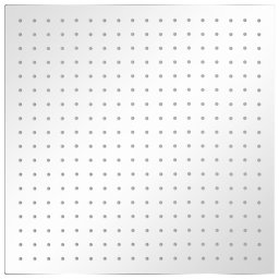 vidaXL Regendouchekop 2 st 50x50 cm roestvrij staal