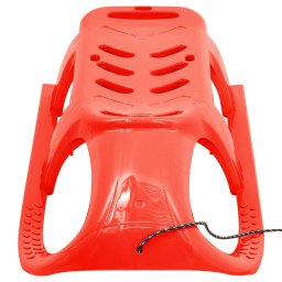 vidaXL Kinderslee 102,5x40x23 cm polypropeen rood