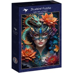 Lady with a Dragon Puzzel (1000 stukjes)