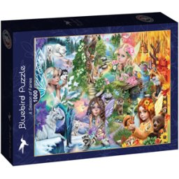 Fairy Seasons Puzzel (1000 stukjes)