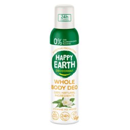 Happy Earth Whole Body Deo Spray Jasmine Ho Wood