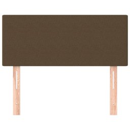 vidaXL Hoofdbord 90x5x78/88 cm stof donkerbruin