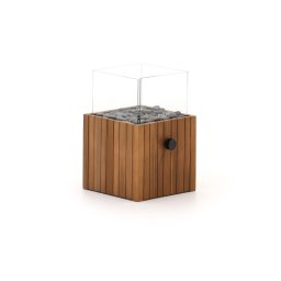 + 10% kassakorting | Cosiscoop Timber square gaslantaarn 20x20x30cm - Laagste prijsgarantie!