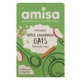 Amisa Pure Porridge Oats Apple & Cinnamon Spice