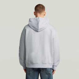 Stencil Relaxed Zip Hoodie - Meerkleurig - Heren