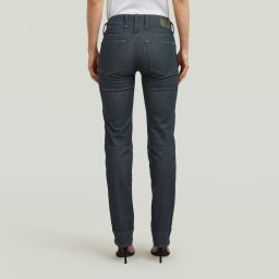 Dartt Zip Slim Jeans - Donkerblauw - Dames