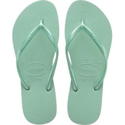 Havaianas - Maat 29/30 - Slim Meisjes Slippers - Green Dew