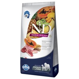 10kg N&D Dog Tropical Selection Adult Medium/Maxi met lam droogvoer voor honden