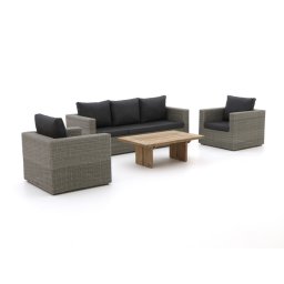 + 15% kassakorting | Intenso Carpino/ROUGH-L stoel-bank loungeset 4 delig - Laagste prijsgarantie!