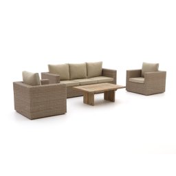 + 15% kassakorting | Intenso Carpino/ROUGH-L stoel-bank loungeset 4 delig - Laagste prijsgarantie!