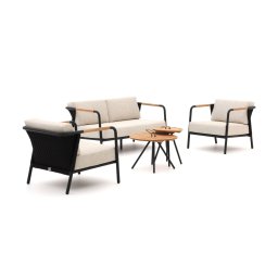 + 15% kassakorting | Apple Bee Elle stoel-bank loungeset 5-delig - Laagste prijsgarantie!