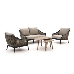 + 15% kassakorting | Apple Bee Milou/ROUGH-K stoel-bank loungeset 5-delig - Laagste prijsgarantie!