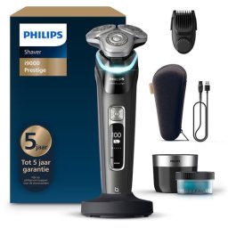 Philips Shaver i9000 Prestige Elektrisch Scheerapparaat Voor Mannen - Met Quick Clean Pod & Baardsty