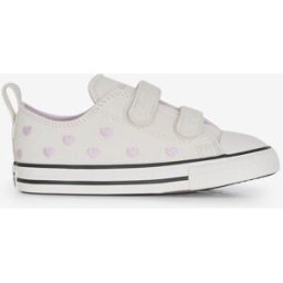 Schoenen Converse Chuck Taylor All Star Ox Valentines Cf- Baby Wit/roze Unisex 24