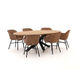+ 15% kassakorting | Hartman Delphine/Stephanie 240cm dining tuinset 7-delig - Laagste prijsgarantie!