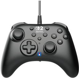 HORI - HORIPAD Turbo Wired Controller voor Nintendo Switch 2 - Zwart - Officieel gelicentieerd door Nintendo