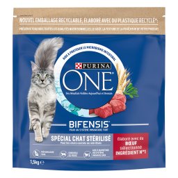 1.5 kg Purina One Gesterilized Rundvlees Droog Kattenvoer