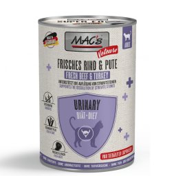 MAC's CAT Vetcare Urinary 6 x 400 g - Rundvlees & Kalkoen