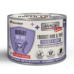 MAC's Cat Vetcare Urinary 6 x 200 g - Vers Rundvlees & Kalkoen