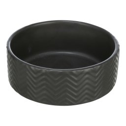 Trixie keramische kom, zwart 400ml Ø13cm hond