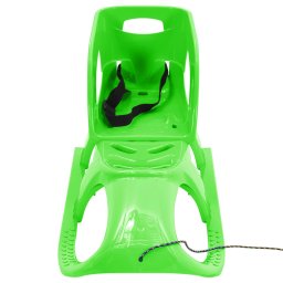 vidaXL Slee met zitje 102,5x40x23 cm polypropeen groen