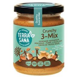 TerraSana Gemengde Notenpasta Crunchy 3-Mix