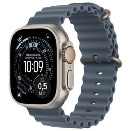 Apple Watch Ultra 3 GPS + Cellular 49mm met Ocean Band Smartwatch Beige