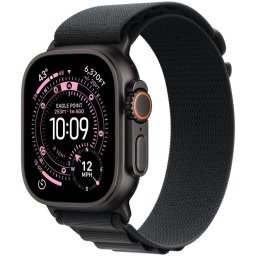 Apple Watch Ultra 3 GPS + Cellular 49mm met Alpine Loop - Large Smartwatch Zwart
