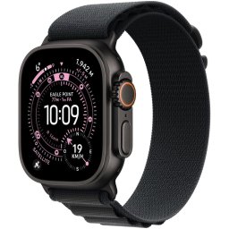Apple Watch Ultra 3 GPS + Cellular 49mm met Alpine Loop - Small Smartwatch Zwart