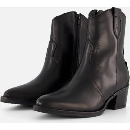 Tamaris Cowboylaarzen zwart Leer - Dames - Maat 36
