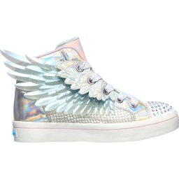 Skechers - maat 28 - Twi-Lites 2.0 - Unicorn Wings Meisjes Sneakers - Zilver/Roze