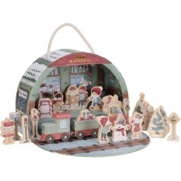 Little Dutch Advent kalender treinbaan FSC