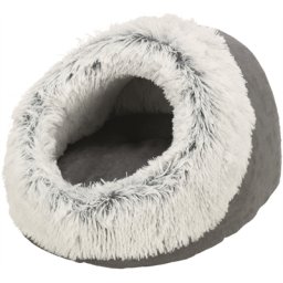 TRIXIE KATTENMAND IGLO HARVEY GRIJS / WIT-ZWART 41X35X26 CM