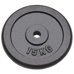 vidaXL Halterschijven 2 st 2x15 kg gietijzer